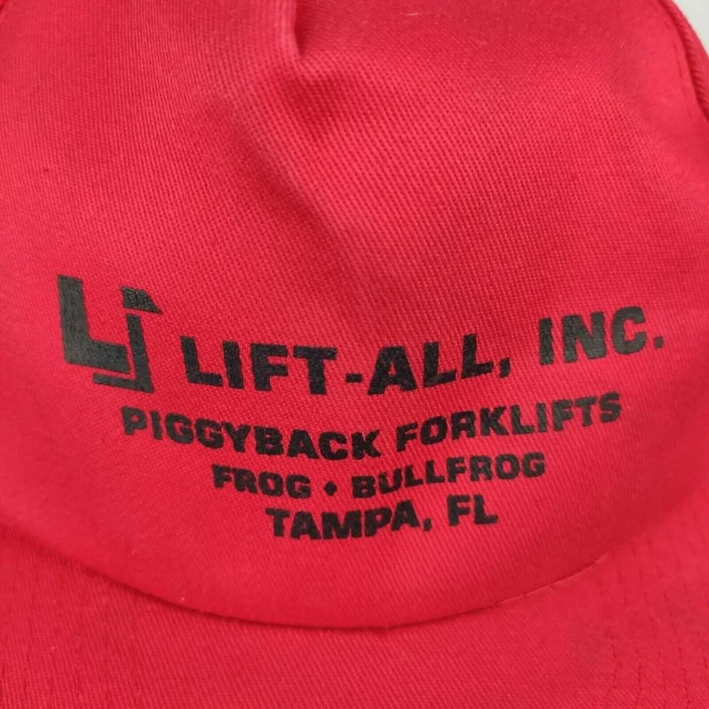 Vintage Lift All INC Forklifts Tampa Florida Hat‎